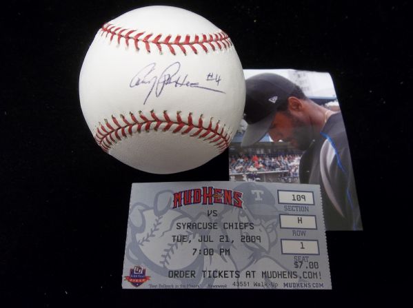 Corey Patterson Autographed Official MLB (Bud Selig Commissioner) Baseball