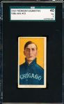 1909-11 T206 Bb-Jake Atz, Chicago Amer.- SGC 40 (Vg 3)-  Piedmont 350 back.