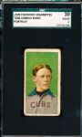 1909-11 T206 Bb- Johnny Evers, Chicago Natl- SGC 30 (Good 2)- Portrait Pose- Piedmont 150 back