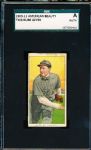 1909-11 T206 Bb- Rube Geyer, St. Louis National- Unlisted Variation? – SGC Authentic- American Beauty back 