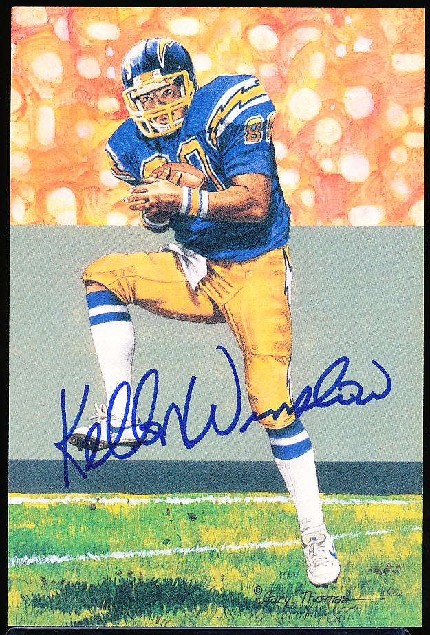 Lot Detail - 1995 Goal Line Art Ftbl.- Kellen Winslow, Chargers ...