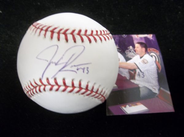 Josh Roenicke Autographed Official MLB (Selig Commissioner) Baseball