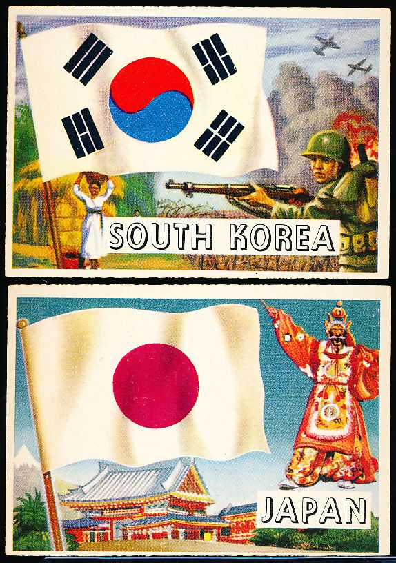 Lot Detail - 1956 Topps “flags Of The World”- 15 Diff.