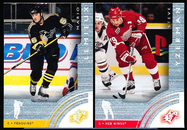 2001-02 SPx Hockey Complete Base Card (#1-90) Set