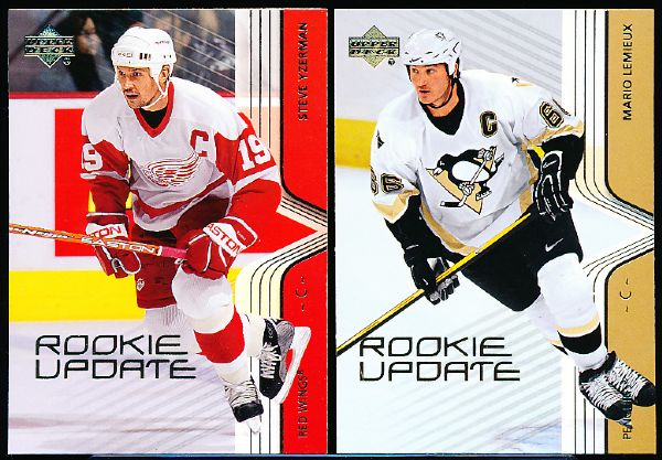 2003-04 Upper Deck Rookie Update Hockey Complete Base (#1-90) Set