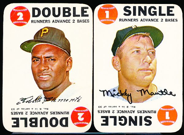 1968 Topps “Game” Bsbl.- 1 Complete Set of 33 Cards