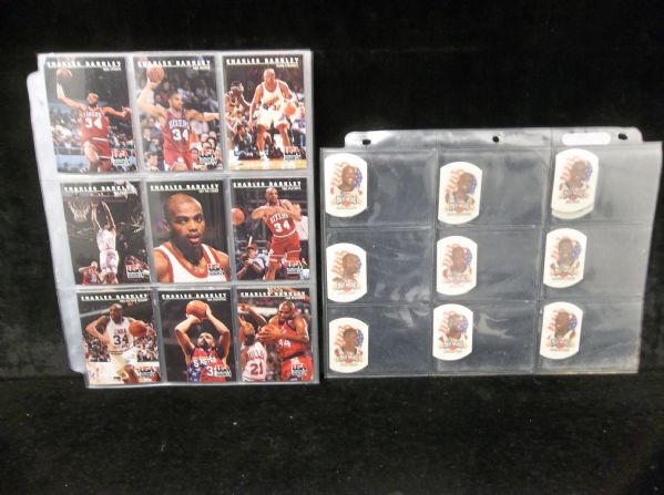 1992 Skybox USA Basketball Complete Set of 110 with Plastic Team Photo Card & More! 