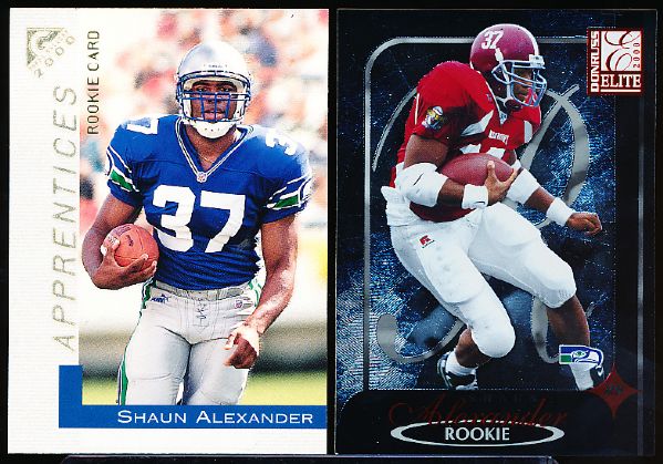 2000 Shawn Alexander Rookie  Cards- 23 Diff.