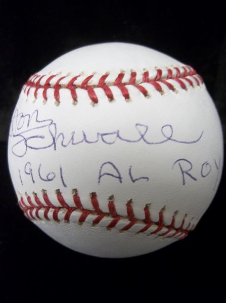 Don Schwall Autographed Official MLB (Selig Commissioner) Baseball