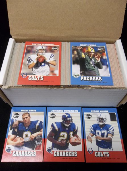 2001 Upper Deck Vintage Football Complete Set of 290