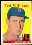 1958 Topps Baseball- #1 Ted Williams, Red Sox