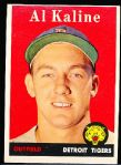 1958 Topps Baseball- #70 Al Kaline, Tigers