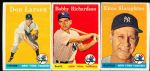 1958 Topps Baseball- 3 Diff. N.Y. Yankees