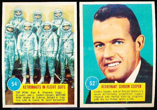 1963 Topps “Astronauts” Non-Sports- 1 Complete Set of 55 Cards