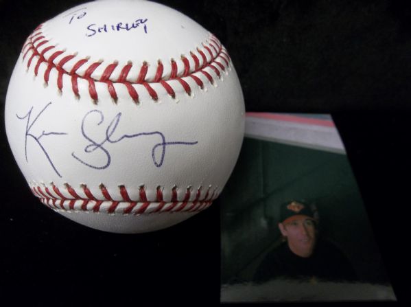 Kevin Slowey Autographed Official MLB (Selig Commissioner) Baseball