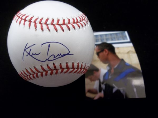 Kris Davis Autographed Official MLB (Bud Selig Commissioner) Baseball