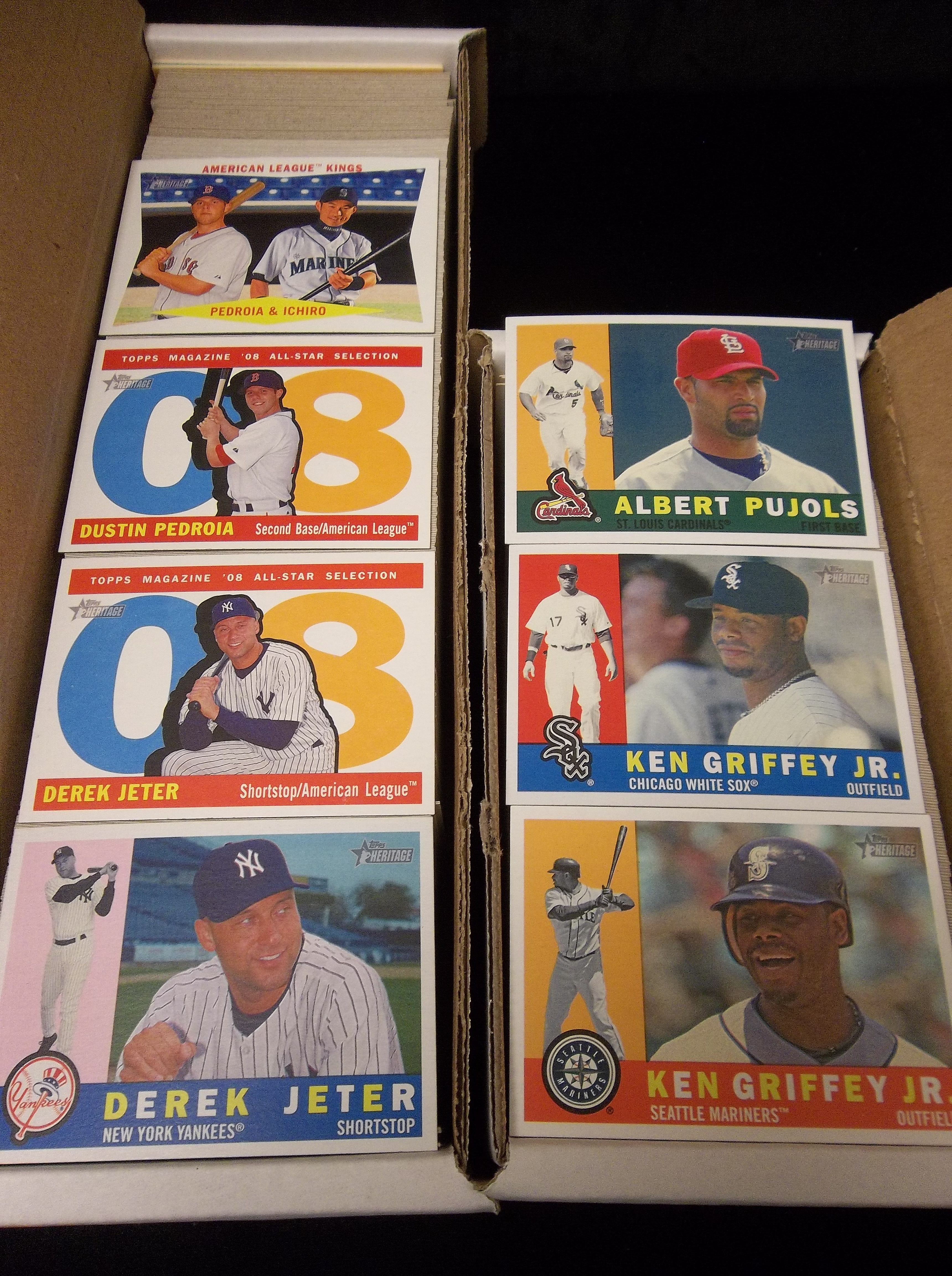 Lot Detail - 2009 Topps Heritage Baseball Complete #1 through #720 Set