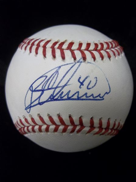 Bartolo Colon Autographed Official MLB Bud Selig Bsbl.