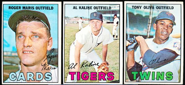 1967 Topps Bb- 3 Cards