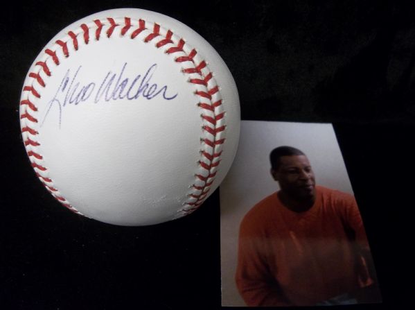 Chico Walker Autographed Official MLB (Selig Commissioner) Baseball