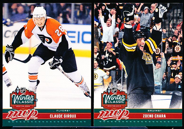 Lot Detail 2009 10 Upper Deck Mvp Hockey “winter Classic” Complete Insert Set Of 20