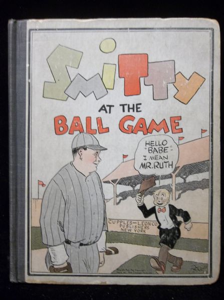 1929 Chicago Tribune “Smitty at the Ball Game” Comic Strips Hardcover Book