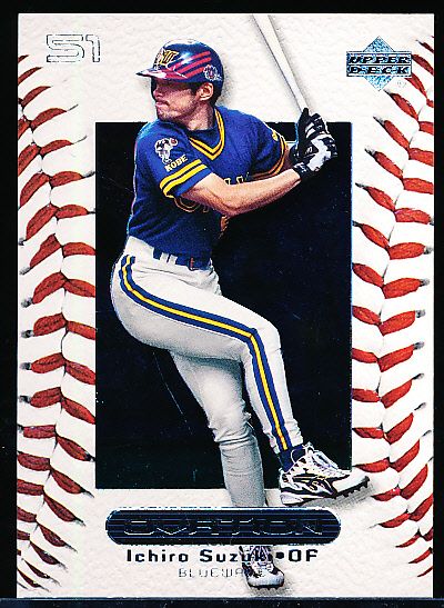 2000 Upper Deck Ovation Japanese Card- #41 Ichiro Suzuki, Orix Blue Wave