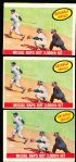 1959 Topps Bb- #470 Stan Musial Thrill- 3 Cards