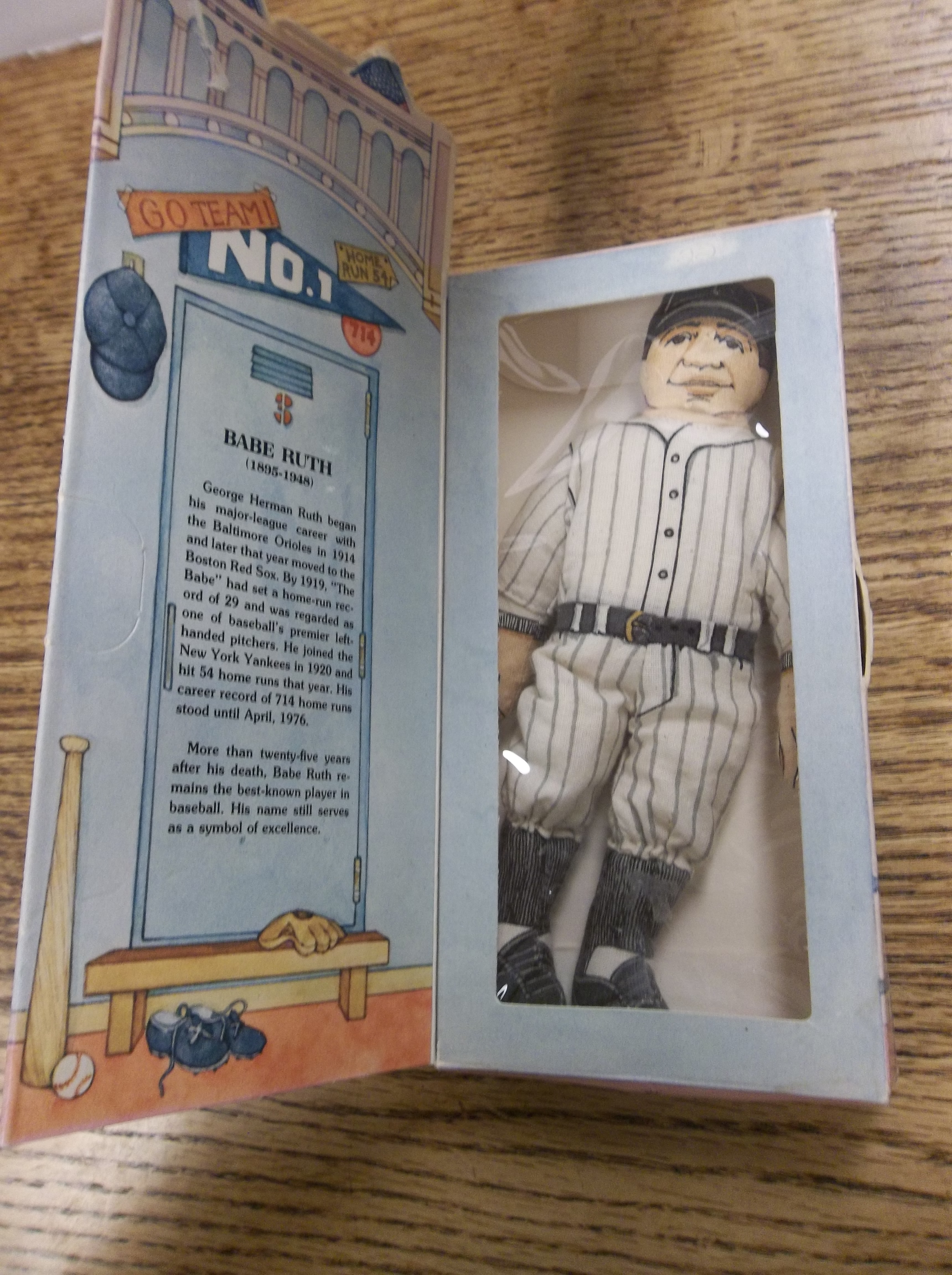 babe ruth collectible doll