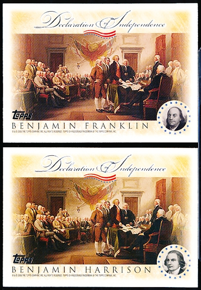 2006 Topps Baseball- “Declaration of Independence” Inserts- 29 Diff.