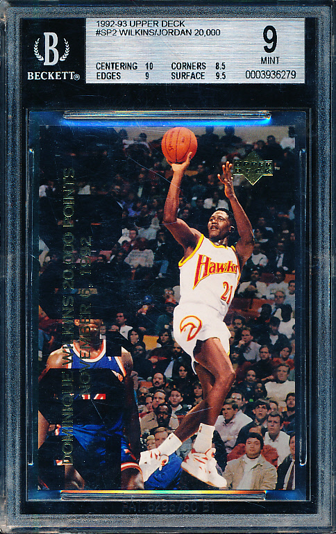 Lot Detail - 1992-93 Upper Deck Bskbl. #SP2 D. Wilkins/M. Jordan 20,000 ...