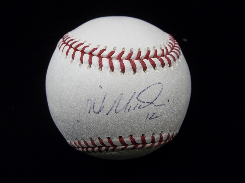 Lot Detail - Mike Mordecai Autographed Official MLB (Bud Selig ...