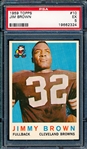 1959 Topps Football - #10 Jimmy Brown, Browns- PSA Ex 5 