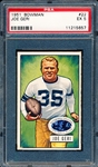 1951 Bowman Football- #22 Joe Geri, Steelers- PSA Ex 5 