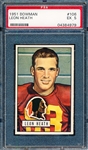 1951 Bowman Football- #106 Leon Heath, Redskins- PSA Ex 5- Rookie!