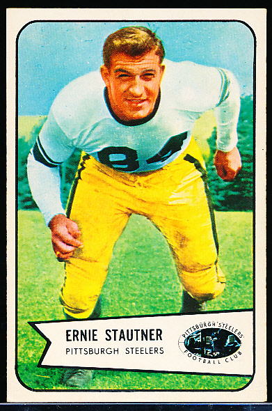 Lot Detail - 1954 Bowman Fb- #118 Ernie Stautner, Steelers