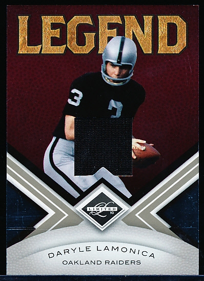 Lot Detail - 2010 Limited Football- “Legend Jersey”- #113 Daryle Lamonica,  Raiders- #72/199