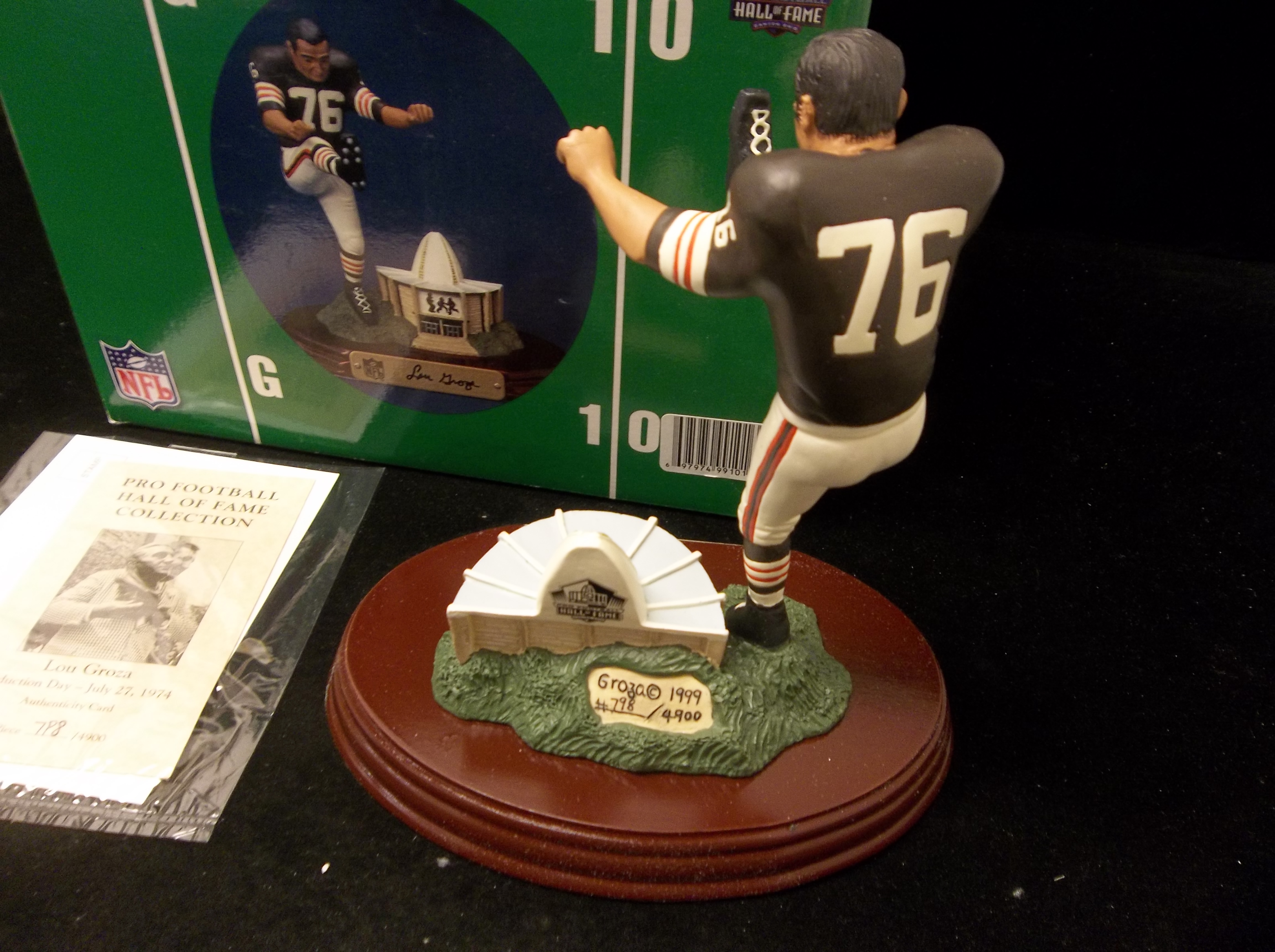 Lou Groza Statue Unveiled  Pro Football Hall of Fame