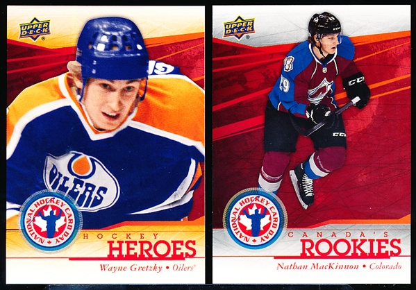 2013-14 Upper Deck Hockey “National Hockey Card Day” Canadian Version Complete Set of 22