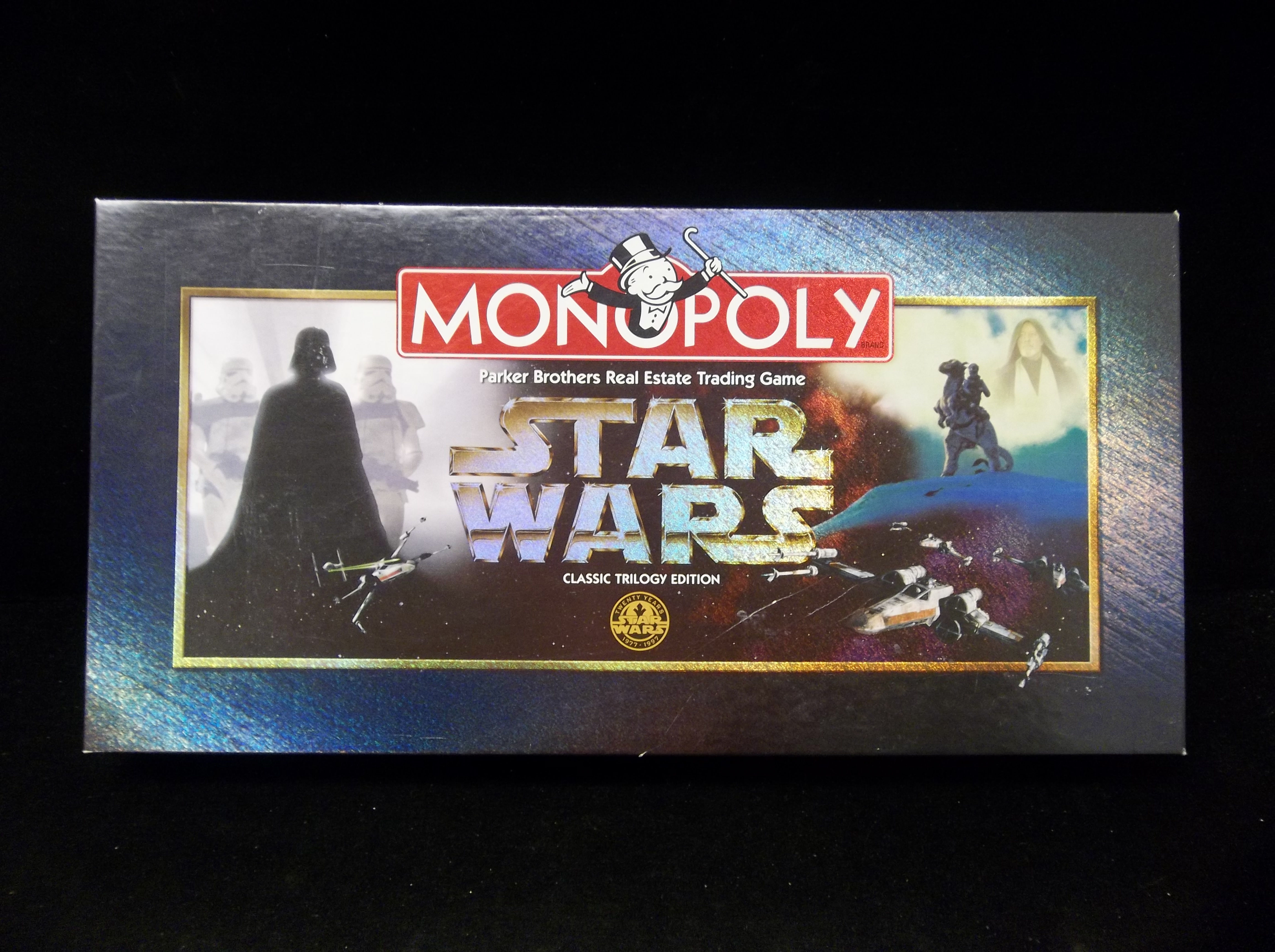 Parker Brothers Monopoly outlet Star Wars Classic Trilogy Edition Game 1997