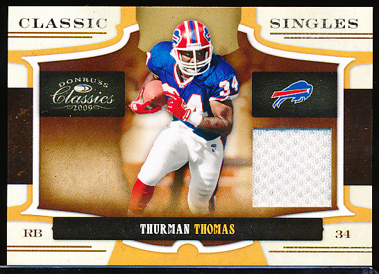 Lot Detail - 2009 Donruss Classics Football- “Classic Singles Jerseys ...