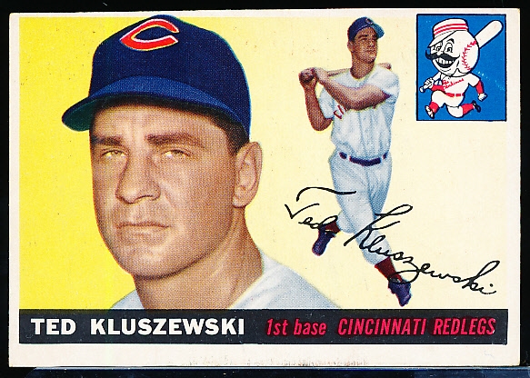 1955 Topps Bb- #120 Ted Kluszewski, Reds