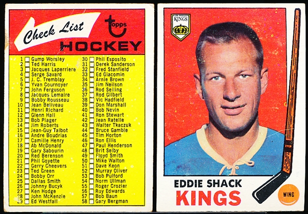 1969-70 Topps Hockey- 20 Diff. Cards