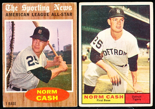 Norm Cash- 8 Cards