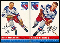 1954-55 Topps Hockey- 4 Diff.