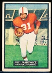 1951 Topps Magic Fb- #10 Vic Janowicz, Ohio State