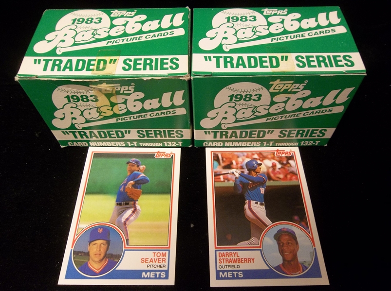 1983 Topps Traded Baseball Factory Sets of 132- 2 Sets