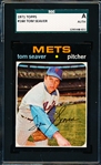 1971 Topps Baseball- #160 Tom Seaver, Mets- SGC A (Authentic)