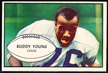 1953 Bowman Fb- #30 Buddy Young, Colts