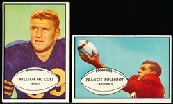 1953 Bowman Fb- 2 Cards
